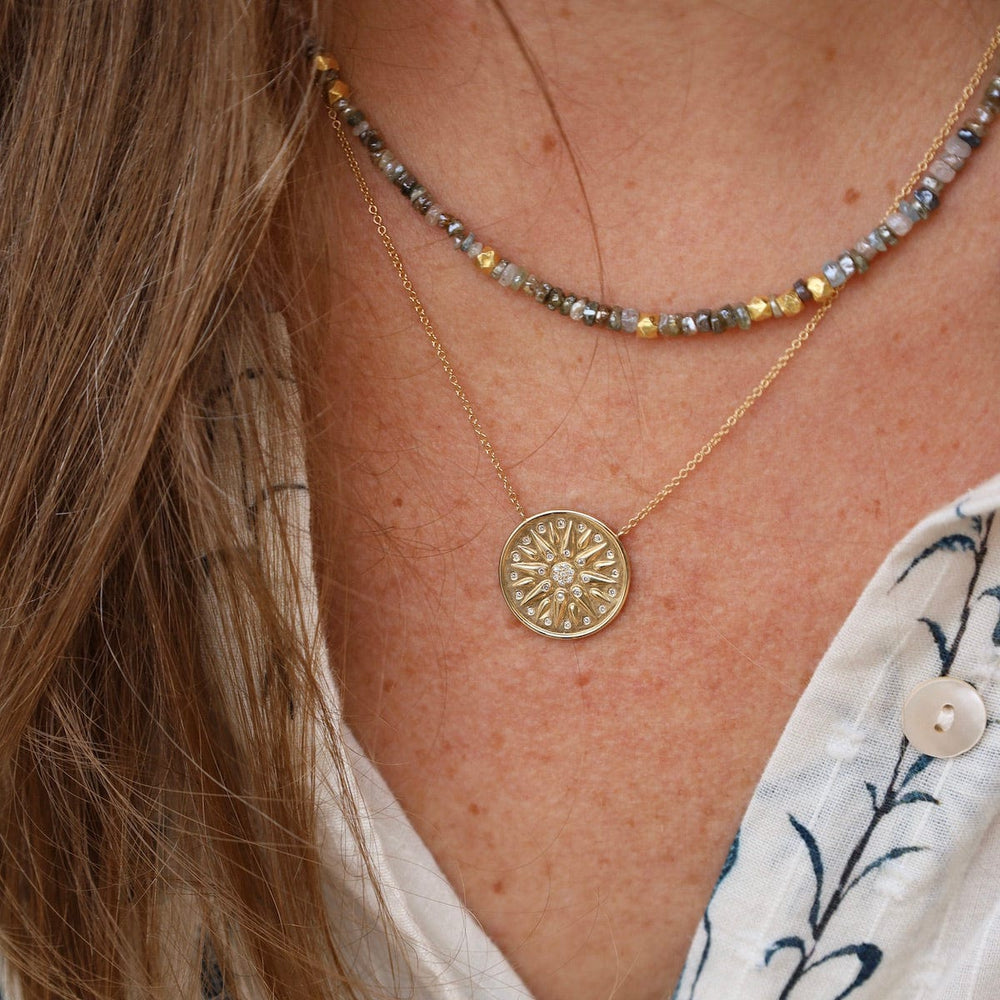 
                      
                        NKL-14K 14k Talisman Disc Necklace
                      
                    