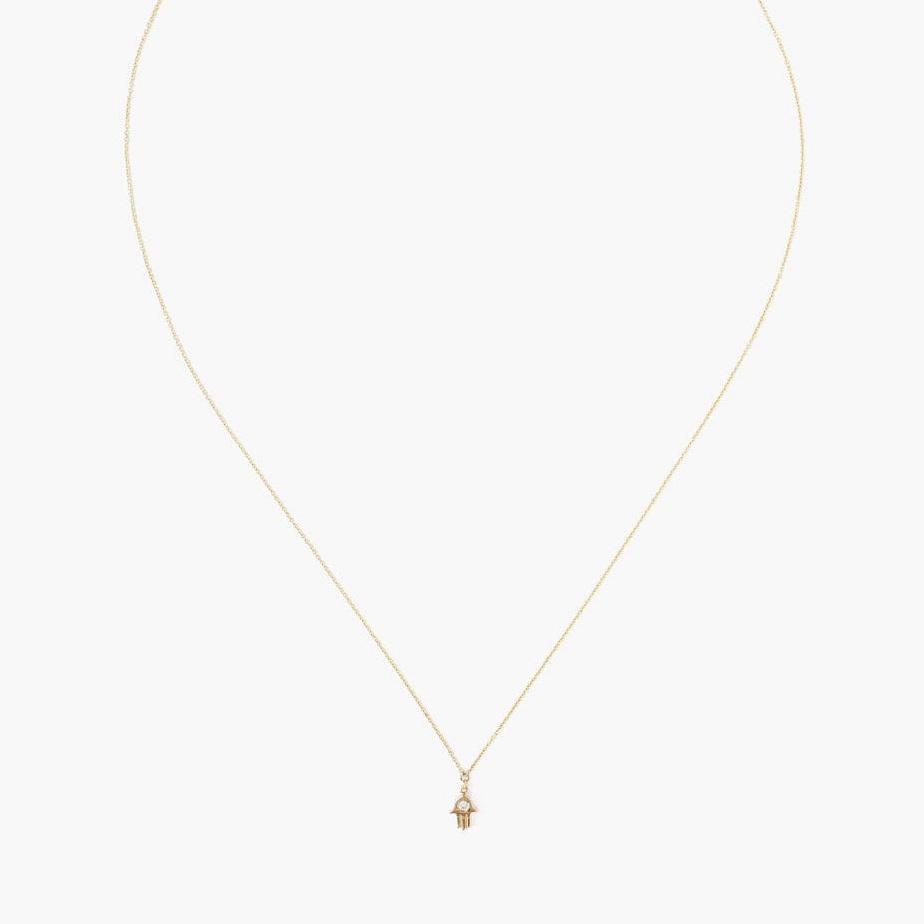 
                  
                    NKL-14K 14K Yellow Gold Hamsa Necklace With Diamond Inlay
                  
                