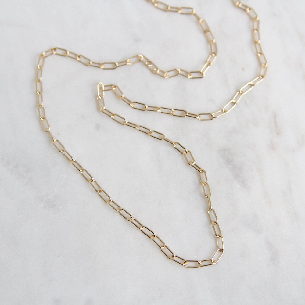 
                  
                    NKL-14K 14k Yellow Gold Link Chain ~ 18" 2.6mm
                  
                