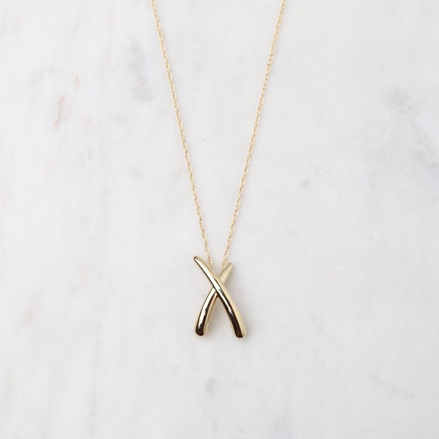 Buy Tiffany & Co. Kiss X Necklace 18k Yellow Gold Online in India - Etsy