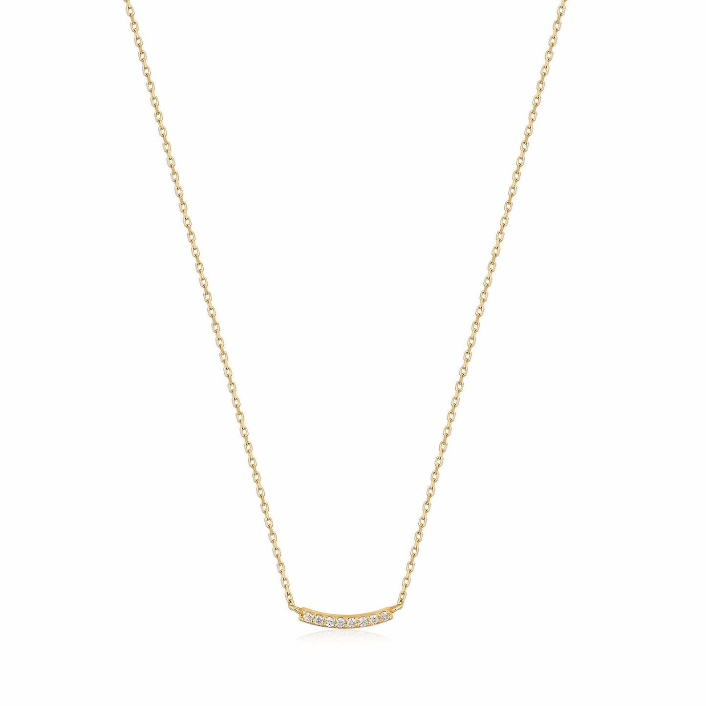 Load image into Gallery viewer, NKL-14K 14kt Gold Magma Curve Diamond Necklace
