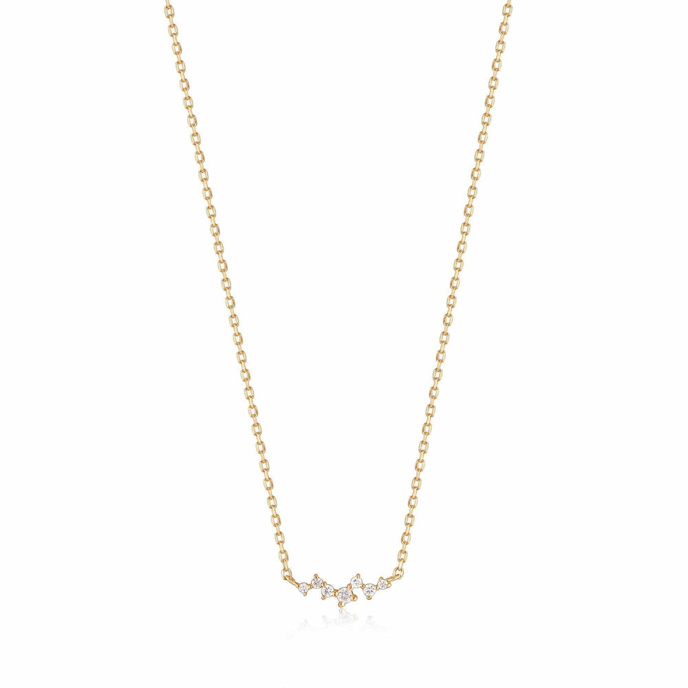 NKL-14K 14kt Gold Stargazer Natural Diamond Constellation Necklace