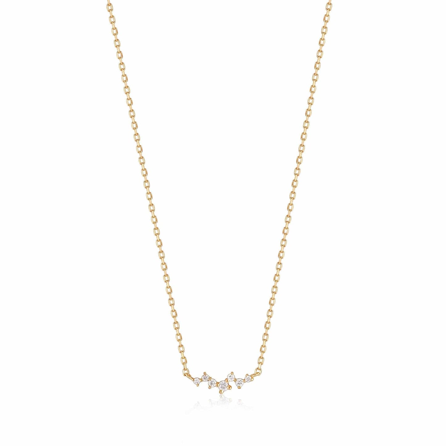 NKL-14K 14kt Gold Stargazer Natural Diamond Constellation Necklace