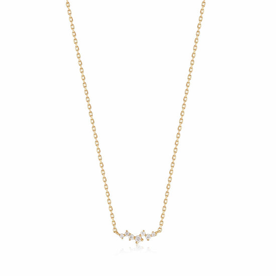 NKL-14K 14kt Gold Stargazer Natural Diamond Constellation Necklace