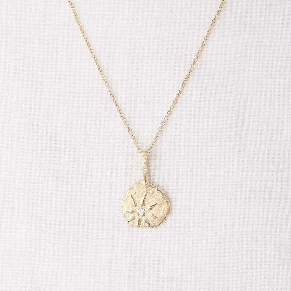 NKL-14K Anchored In Gratitude 14k Gold Necklace