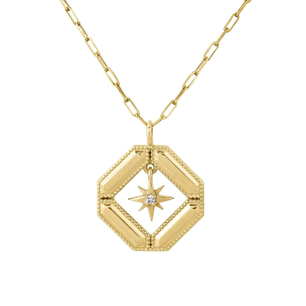 NKL-14K Astra Diamond Journey Pendant Necklace