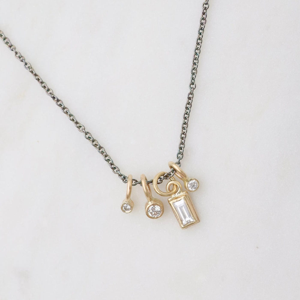 
                      
                        NKL-14K Baguette & Brilliant Diamonds Necklace
                      
                    