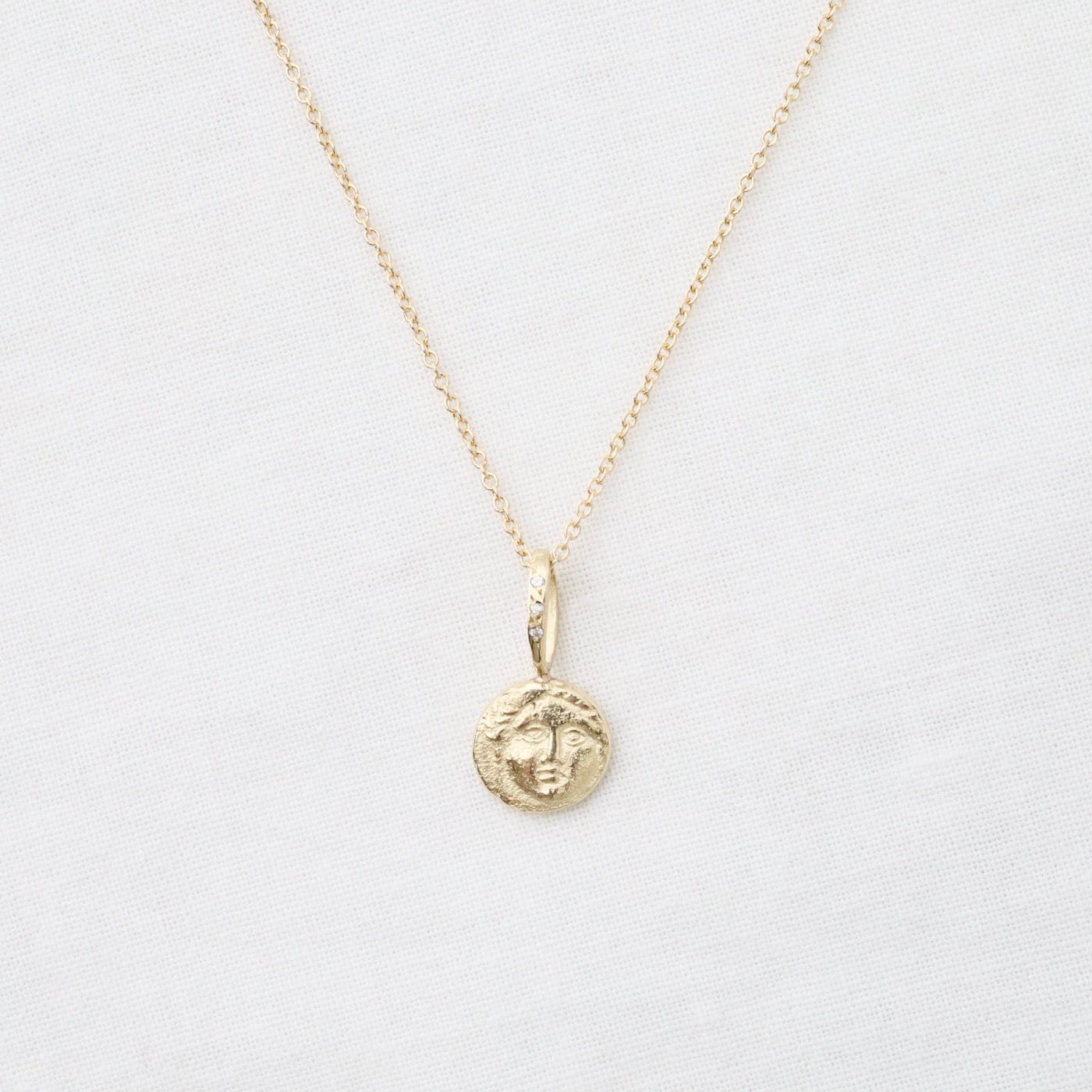 NKL-14K Be Brave 14k Gold Necklace