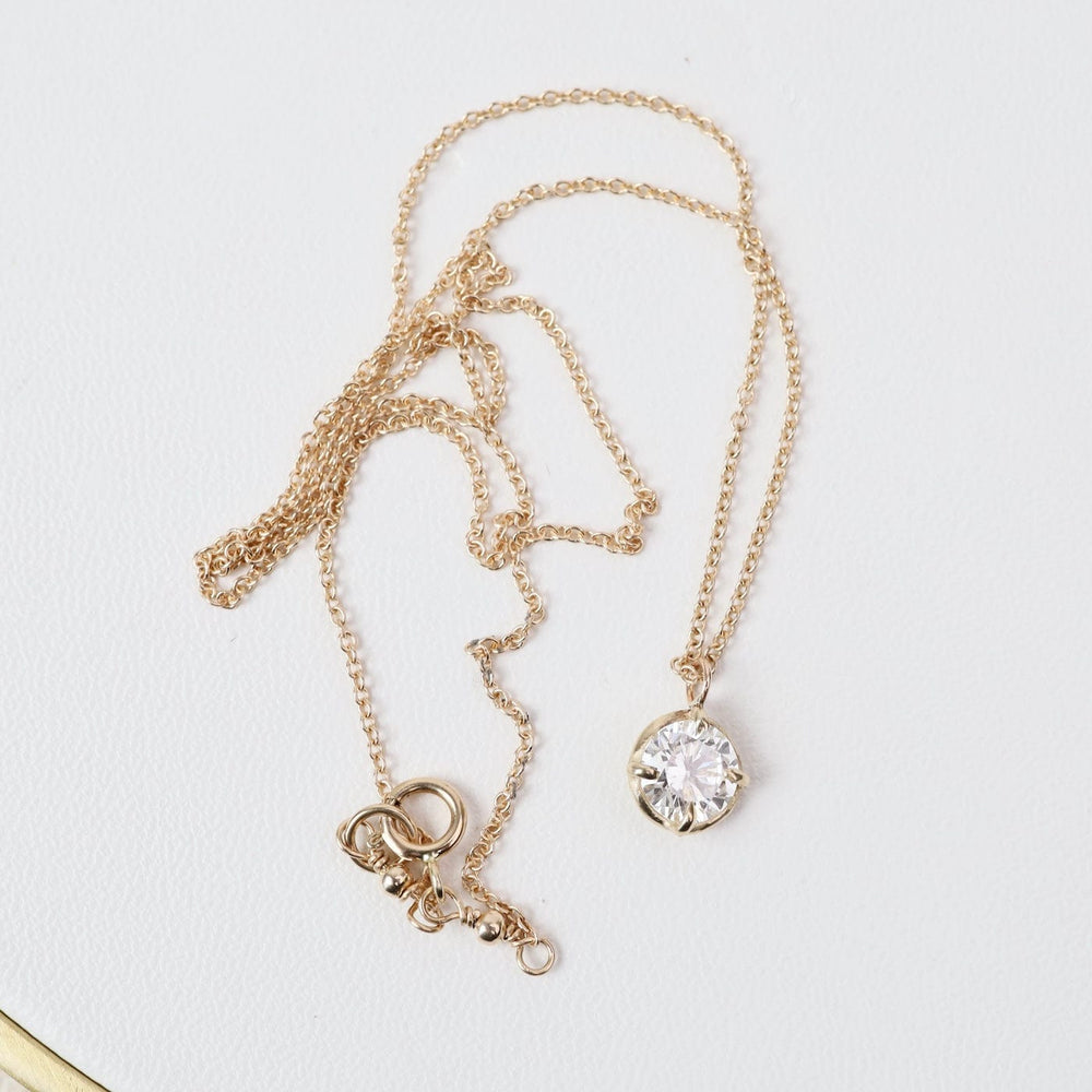 
                  
                    NKL-14K Brilliant Cut Lab Grown .75 tcw Diamond Necklace
                  
                