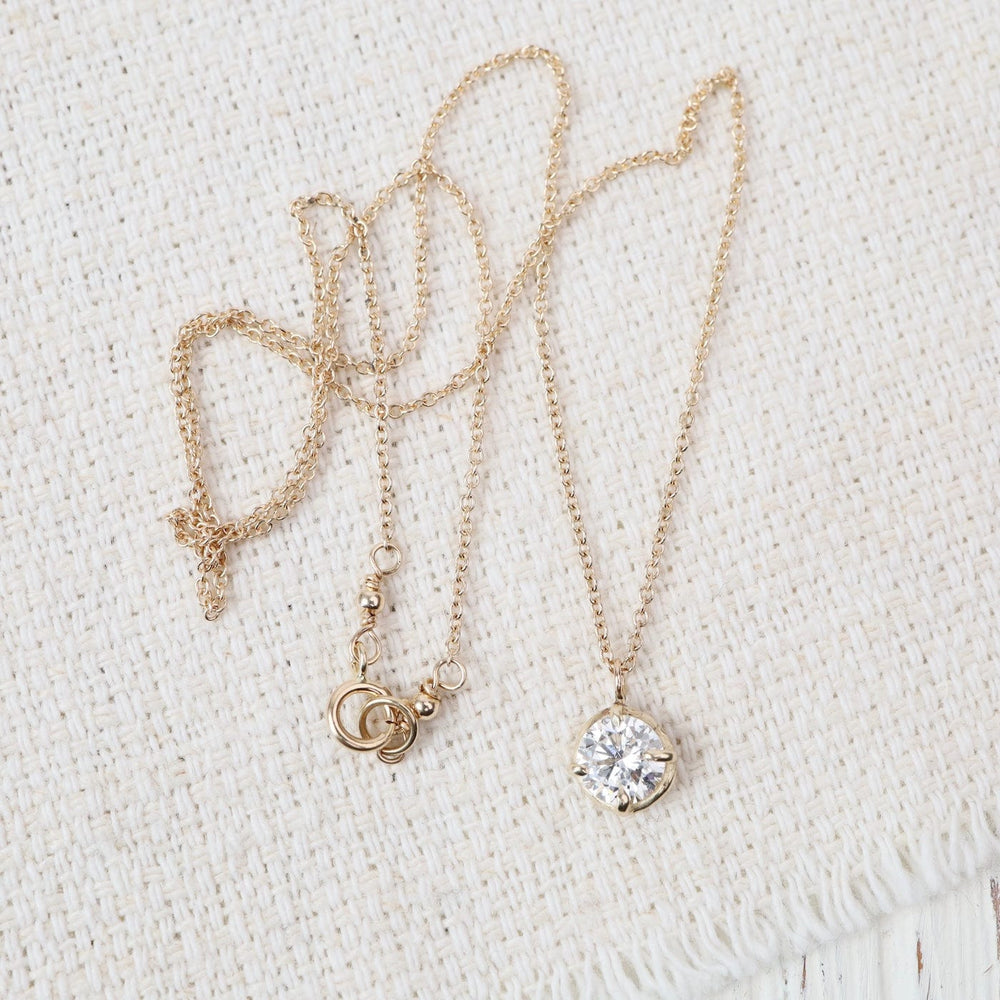 
                  
                    NKL-14K Brilliant Cut Lab Grown .75 tcw Diamond Necklace
                  
                