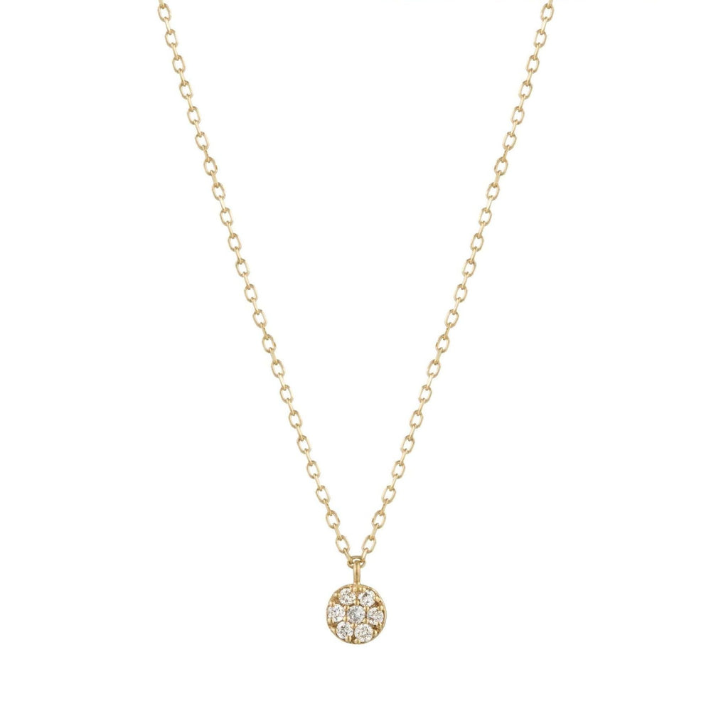 
                      
                        NKL-14K Diamond Disc Necklace
                      
                    