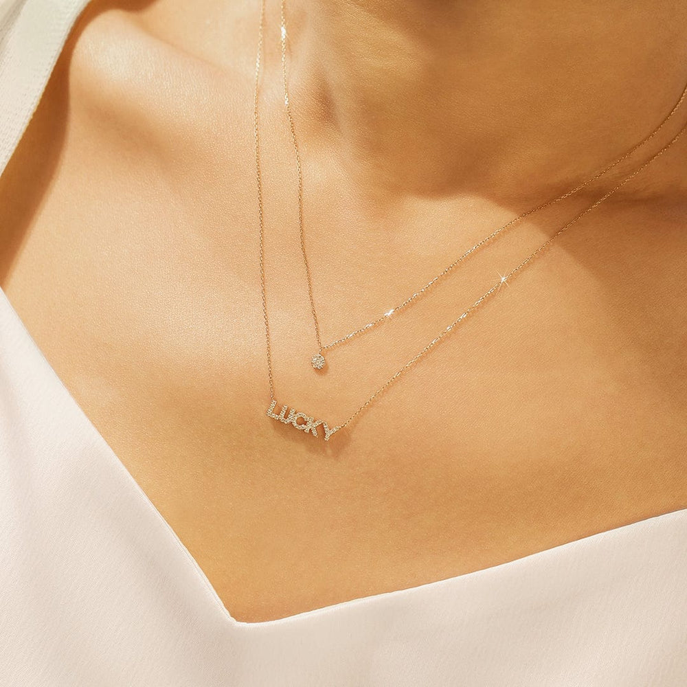 
                      
                        NKL-14K Diamond Disc Necklace
                      
                    