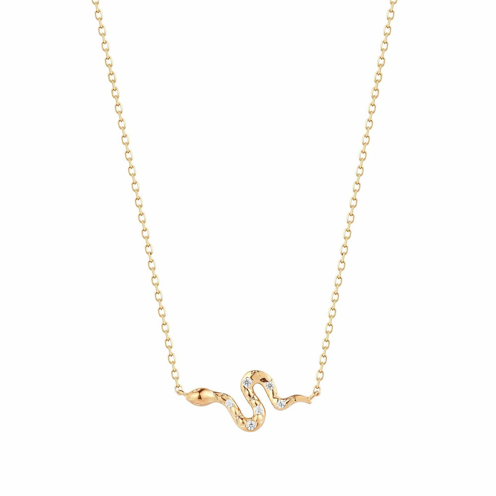 
                      
                        NKL-14K Diamond Snake Necklace
                      
                    