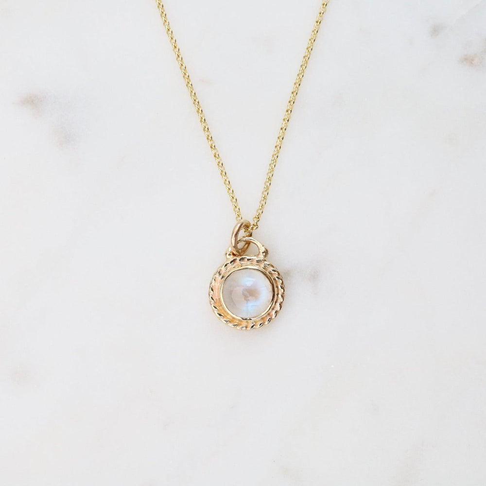 
                  
                    NKL-14K Gold Antiquarian Necklace with Moonstone
                  
                