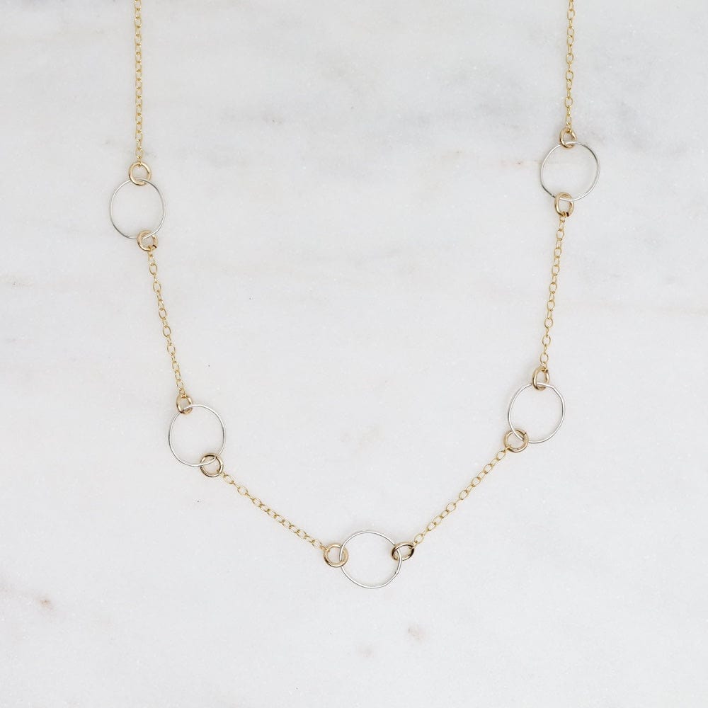 
                      
                        NKL 14k Gold Filled Chain with Small Sterling Silver H
                      
                    