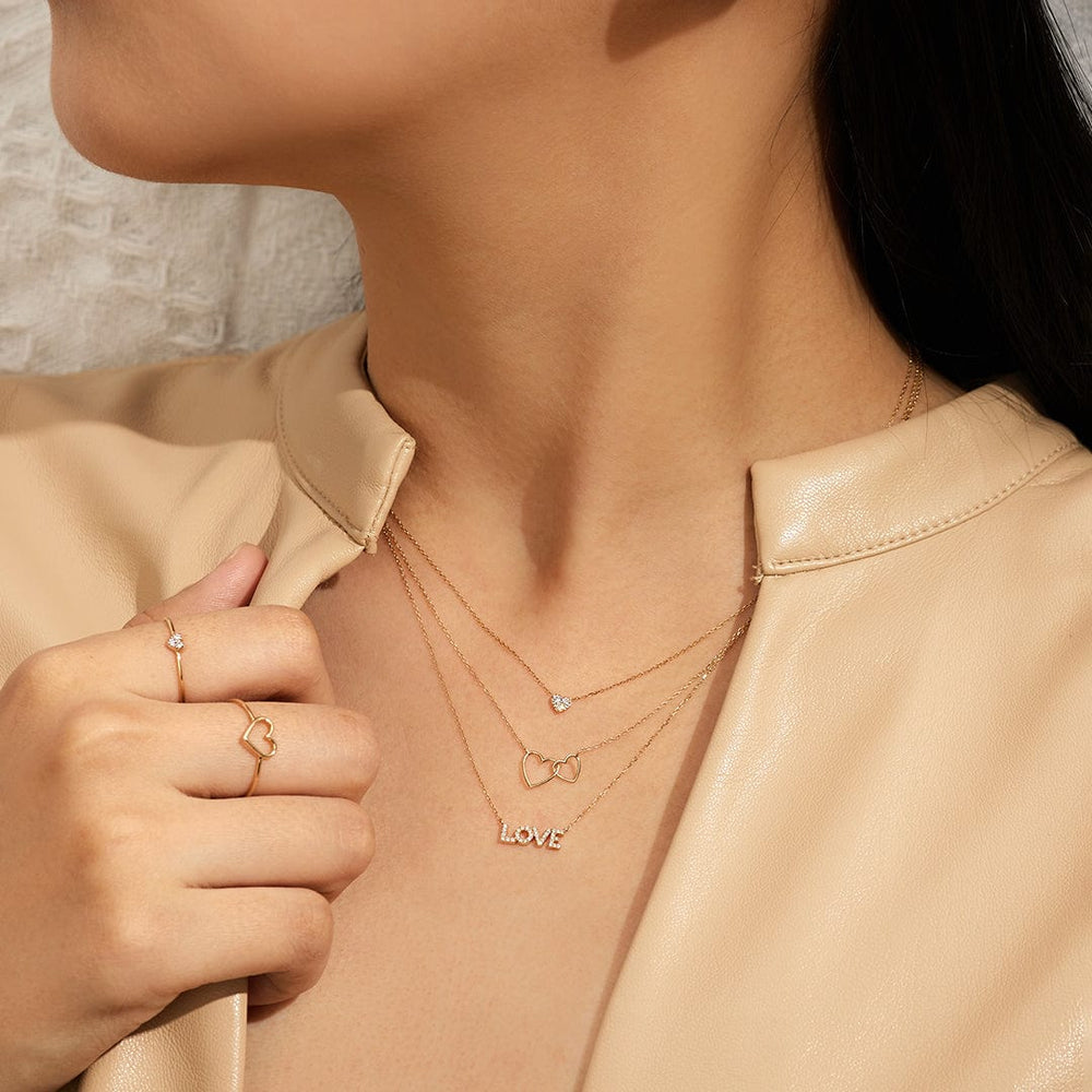 
                      
                        NKL-14K Juliette Interlocked Open Hearts Necklace
                      
                    