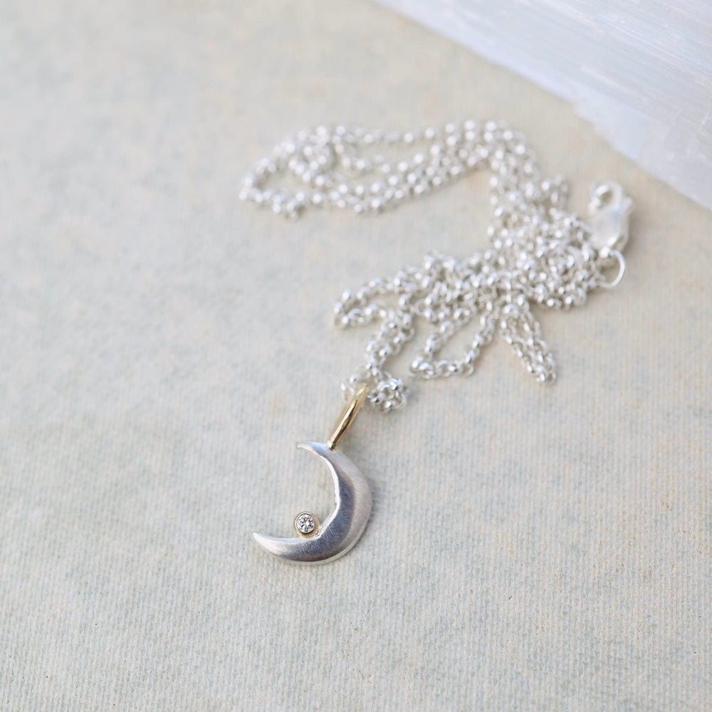 
                      
                        NKL-14K Mini Luna Necklace Mixed Metal
                      
                    