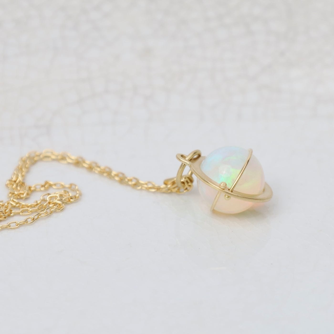 NKL-14K Mysterious Opal Orb Charm