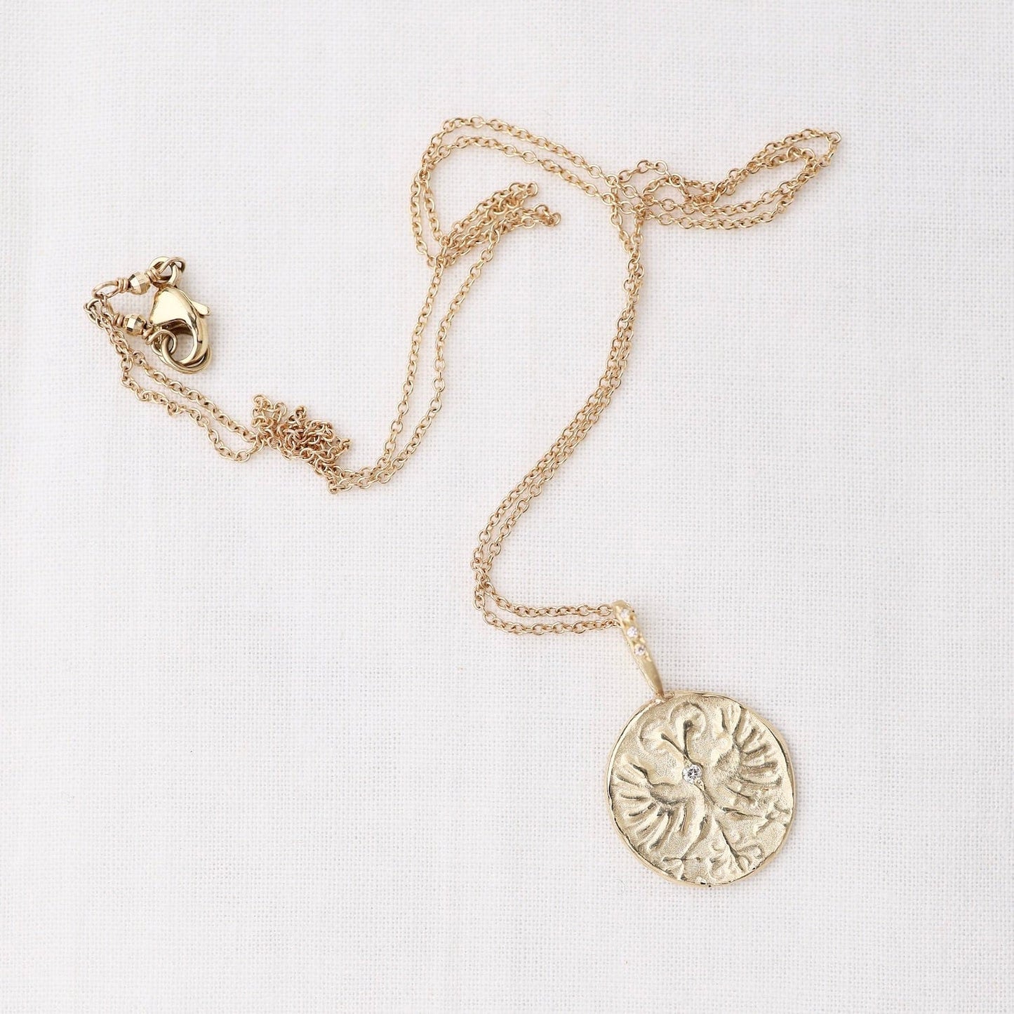 NKL-14K Nepenthe Artifact 14k Gold Necklace