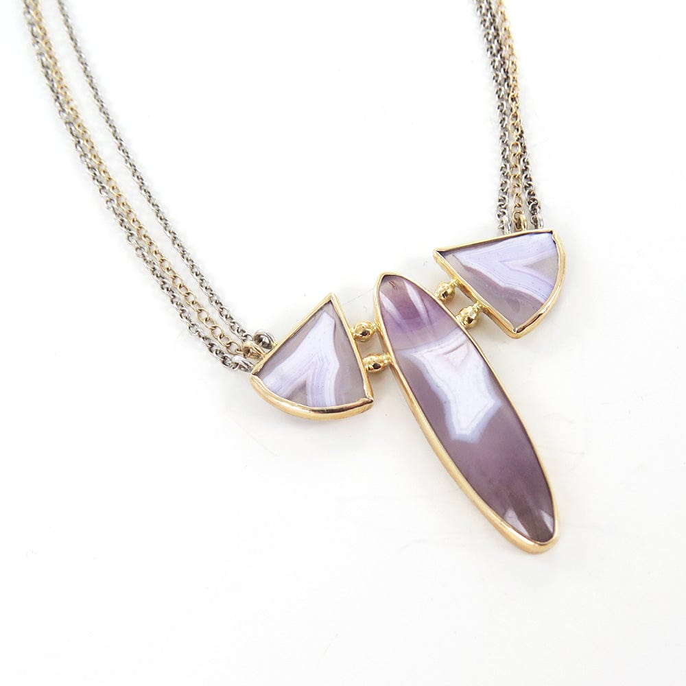 NKL-14K One of a Kind Laguna Agate Necklace