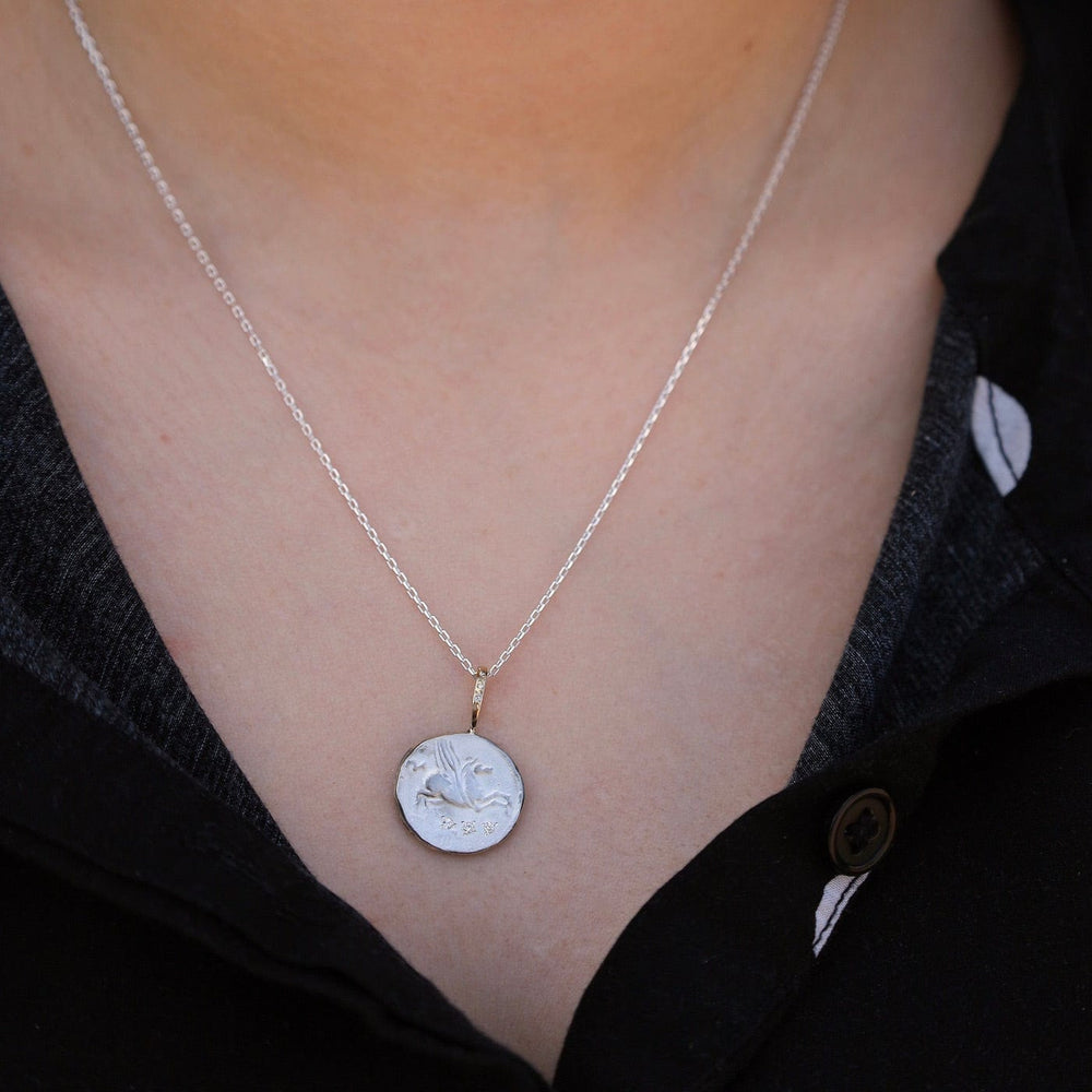 
                      
                        NKL-14K Pegasus - Self Love Sterling Silver & 14k Gold Necklace
                      
                    