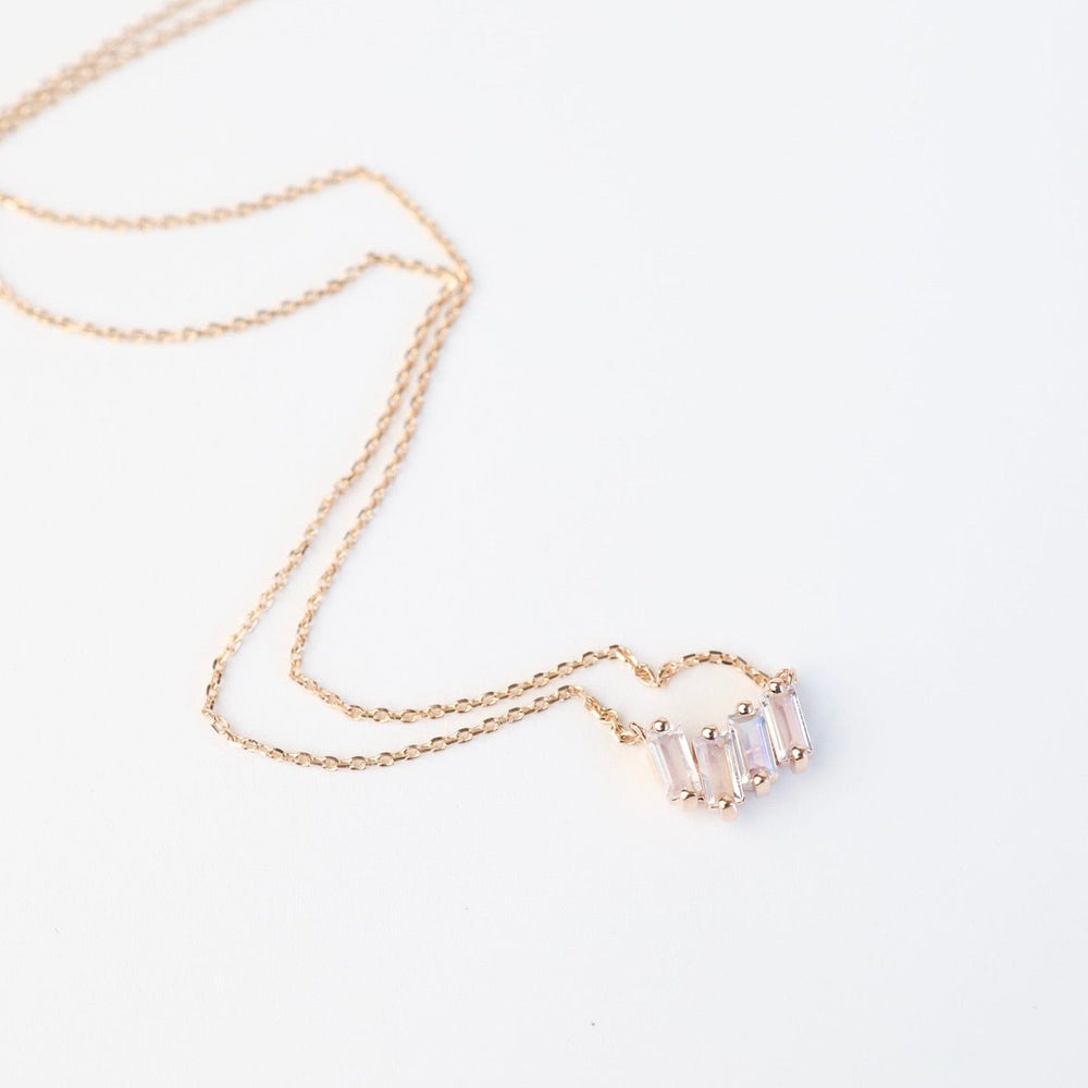 
                  
                    NKL-14K Rose Gold Mini Zig Zag Rainbow Moonstone Bar Necklace
                  
                