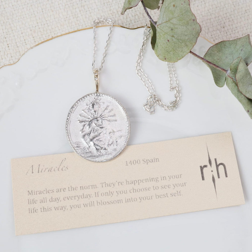 
                  
                    NKL-14K Sterling Silver  & 14K Gold Necklace - Miracles-La
                  
                