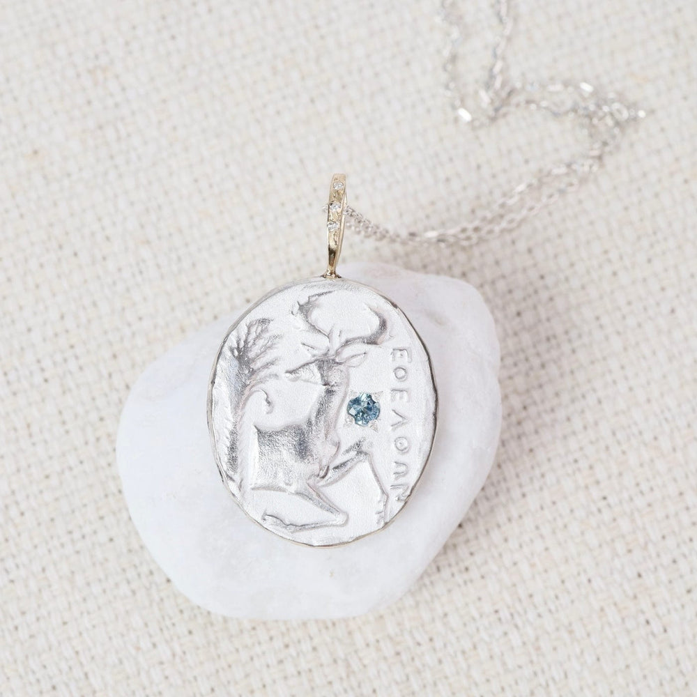 
                  
                    NKL-14K Sterling Silver & 14K Gold - The Stag - Reverence
                  
                