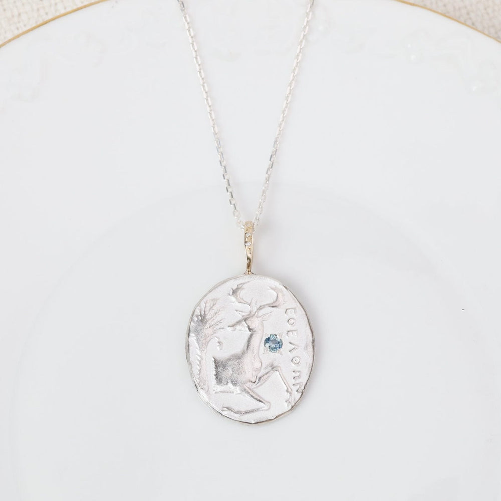 
                  
                    NKL-14K Sterling Silver & 14K Gold - The Stag - Reverence
                  
                