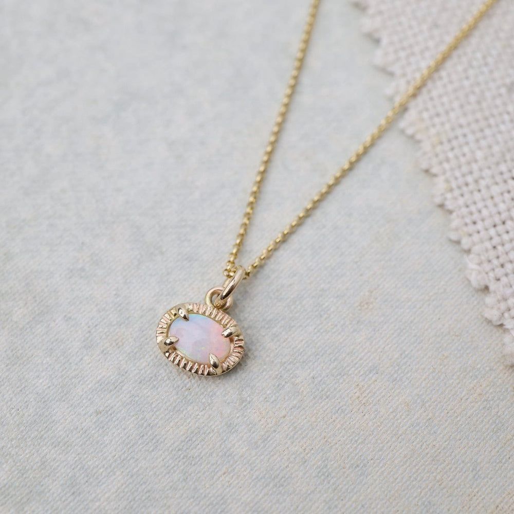 
                      
                        NKL-14K Swell Necklace - Opal
                      
                    