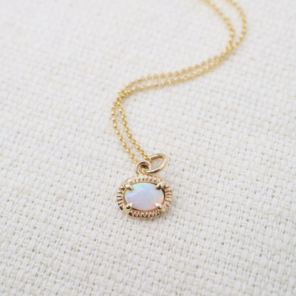 
                      
                        NKL-14K Swell Necklace - Opal
                      
                    