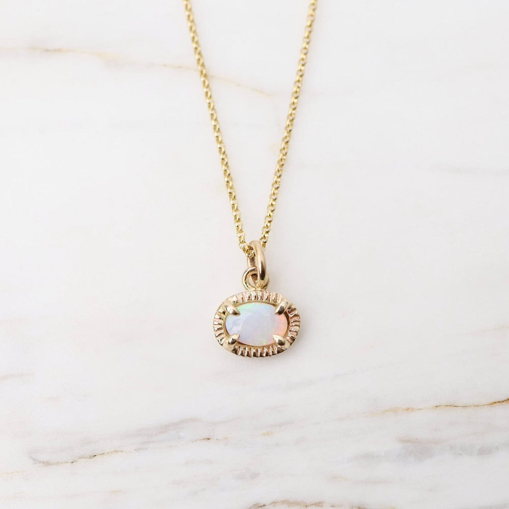 
                      
                        NKL-14K Swell Necklace - Opal
                      
                    