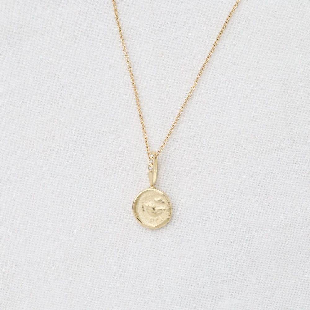 
                      
                        NKL-14K The Messenger 14k Gold Necklace
                      
                    