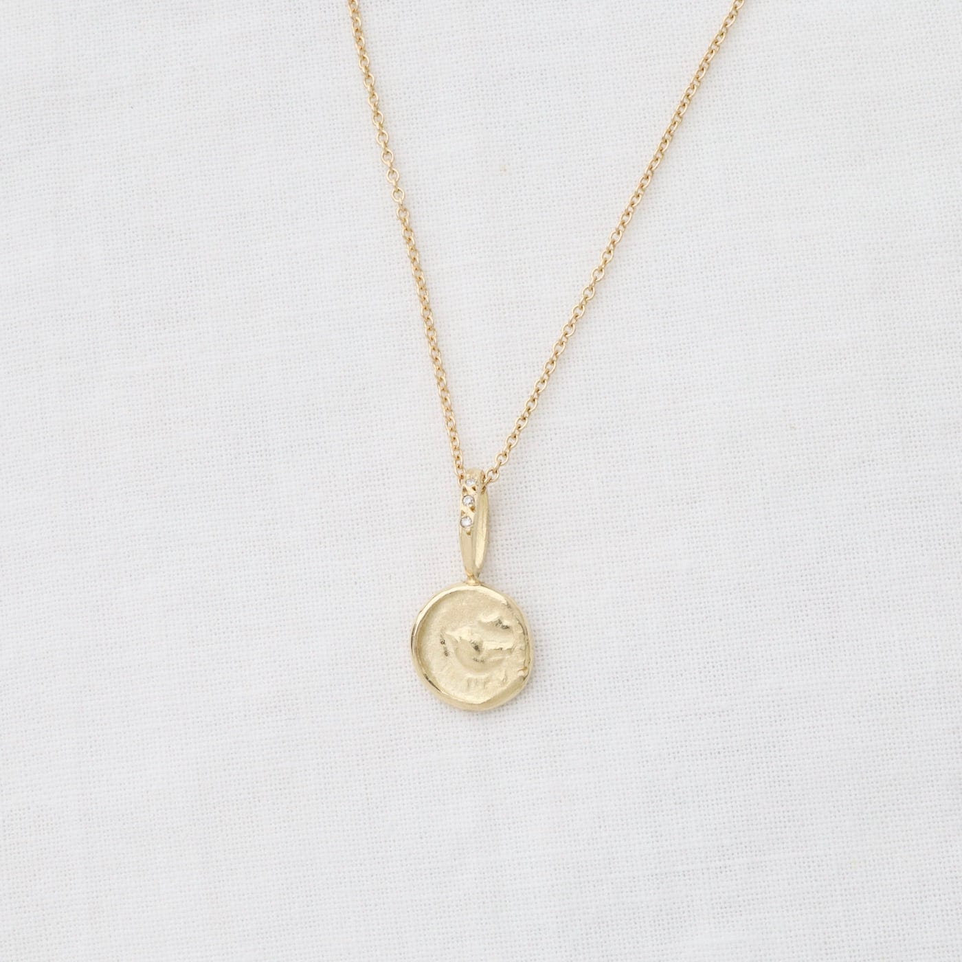 NKL-14K The Messenger 14k Gold Necklace