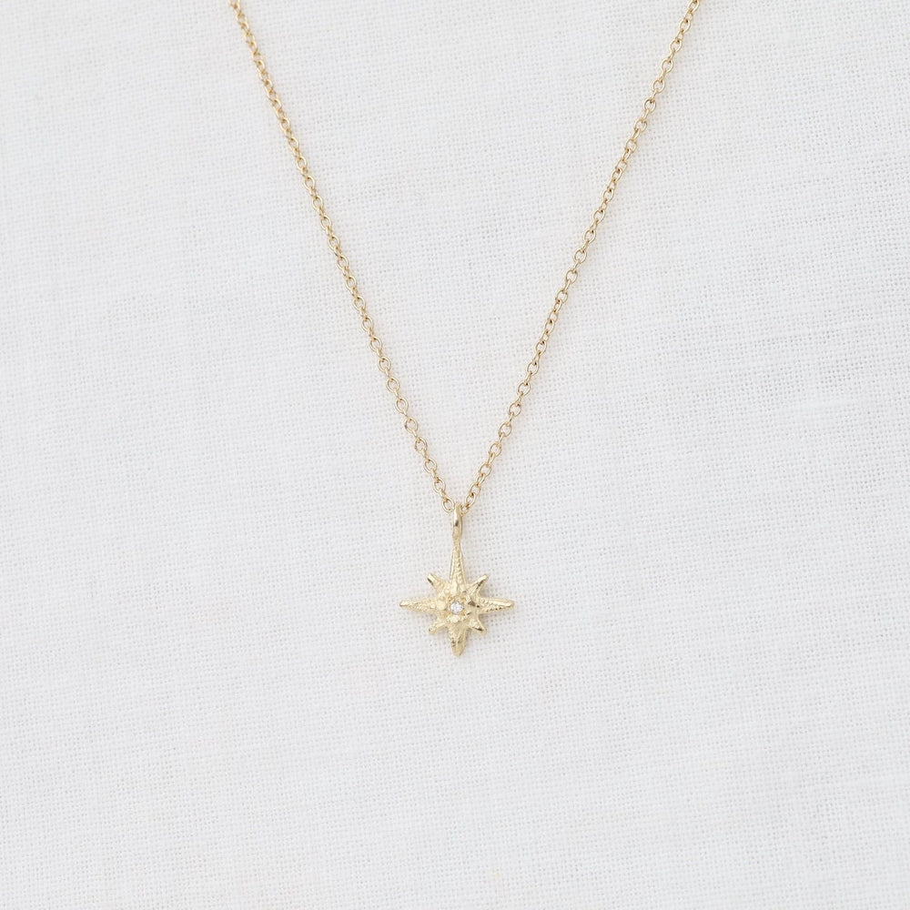 NKL-14K Tiny Gratitude Star Necklace