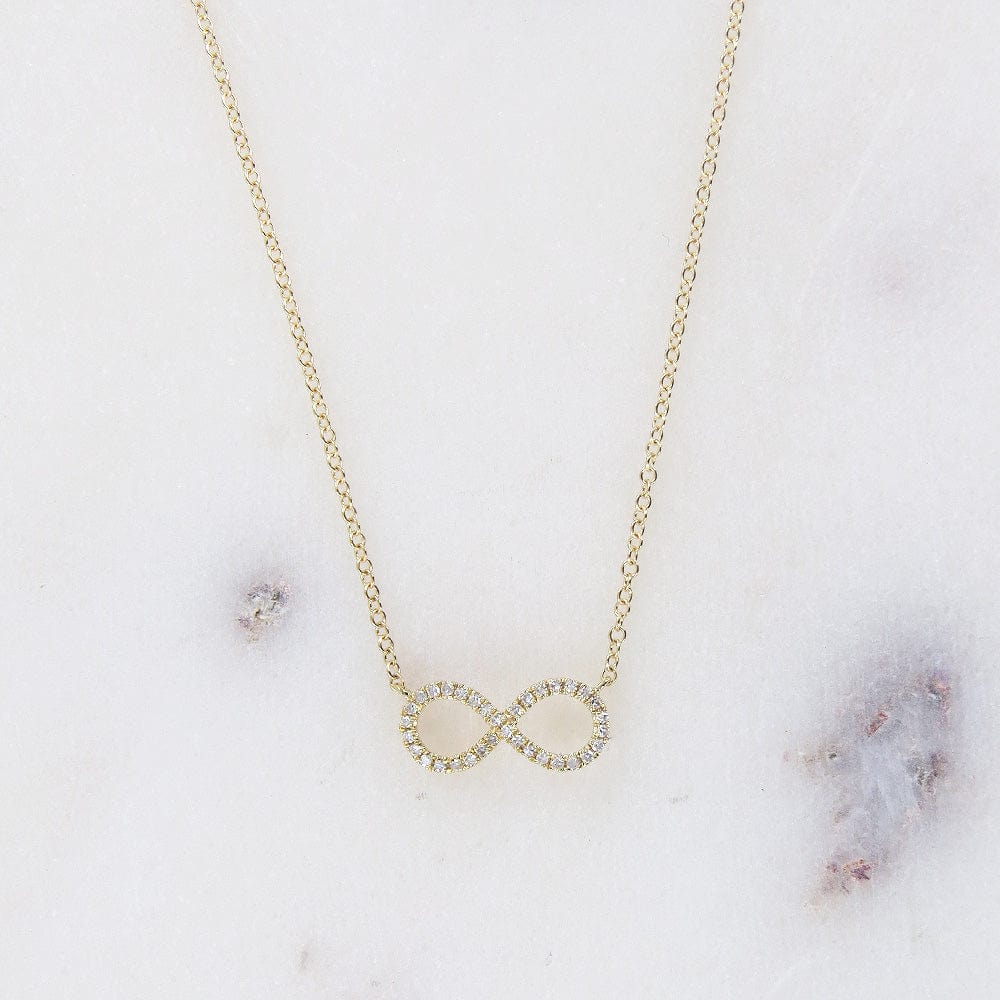 Mini on sale infinity necklace