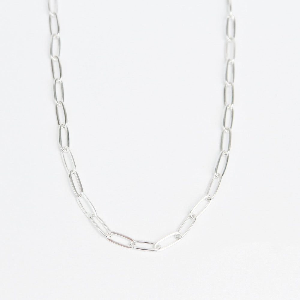 
                      
                        NKL 18" Sterling Silver Paperclip Chain
                      
                    