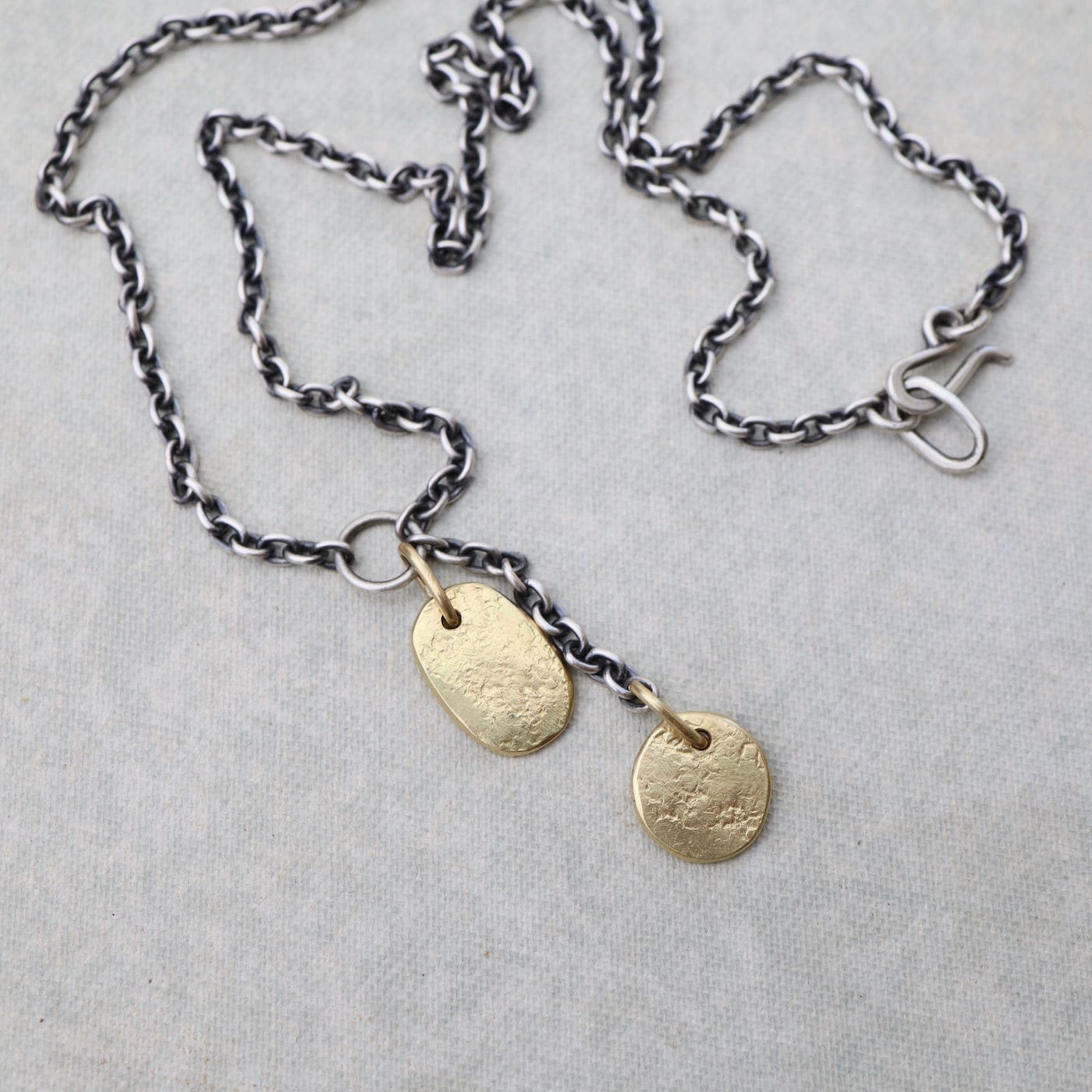 NKL-18K 18k Gold Mini Medallions Necklace