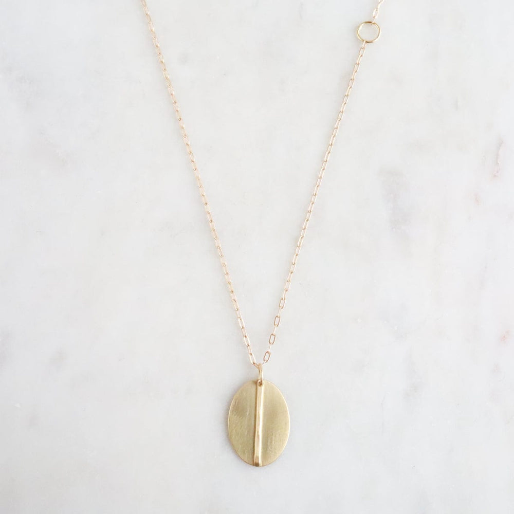 
                  
                    NKL-18K 18K Yellow Gold Oval Necklace
                  
                