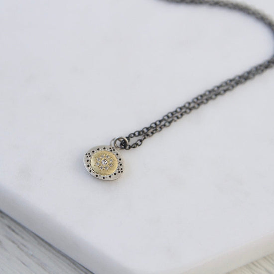 NKL-18K Diamond Seeds Of Harmony Charm Necklace