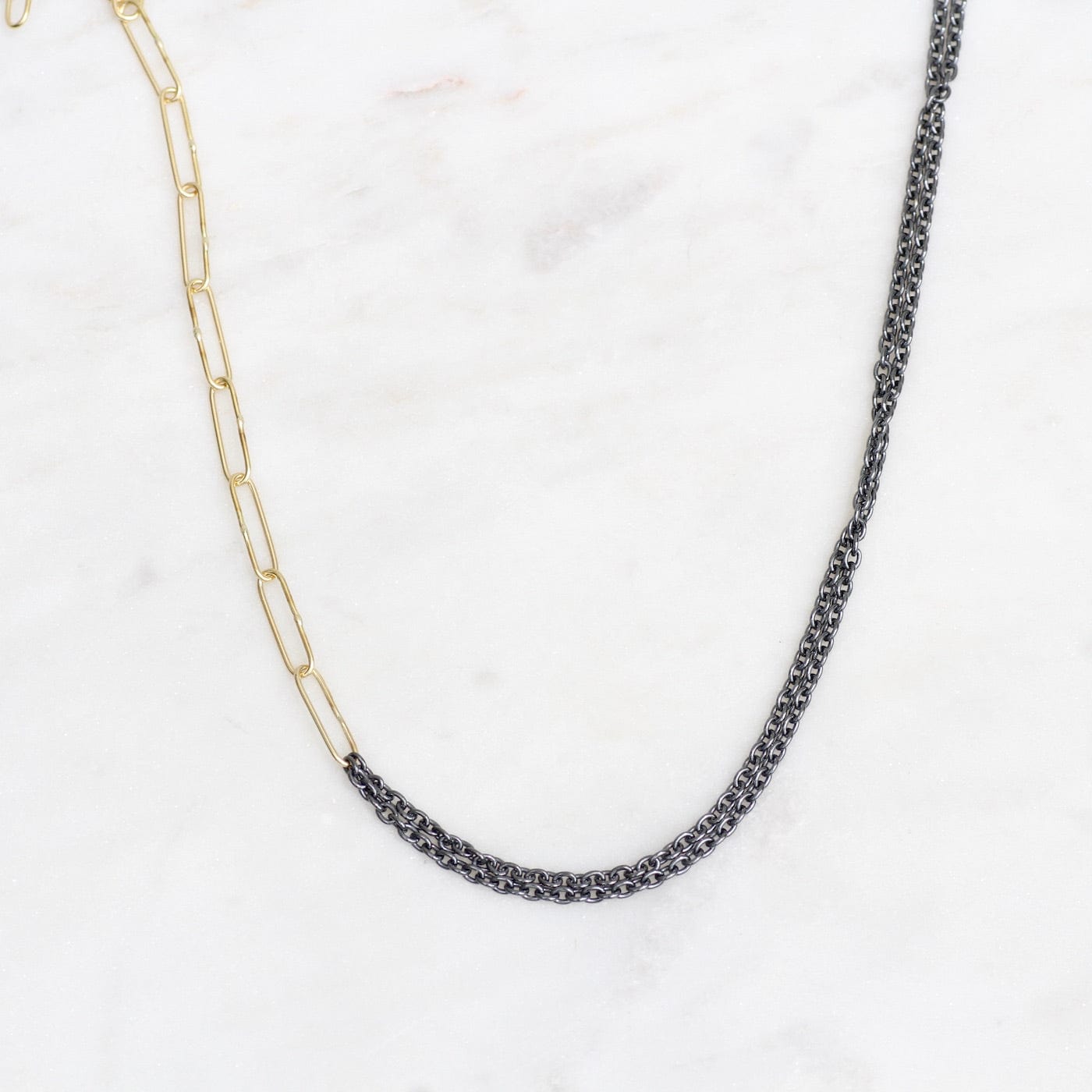 NKL-18K Fifty Fifty Necklace