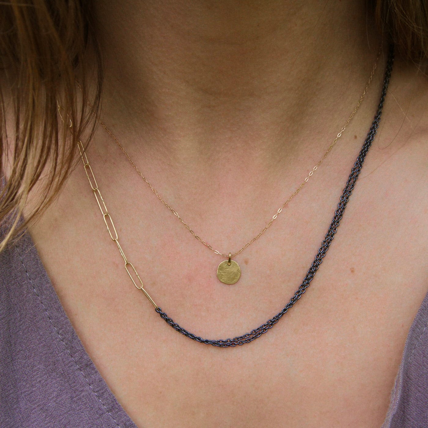 NKL-18K Fifty Fifty Necklace