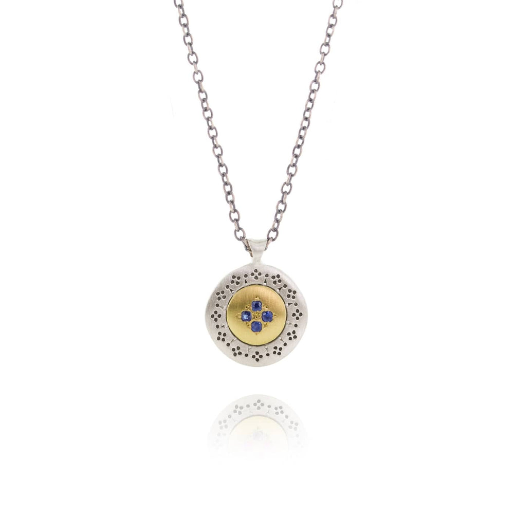 
                      
                        NKL-18K Four Star Harmony Pendant with Sapphire
                      
                    