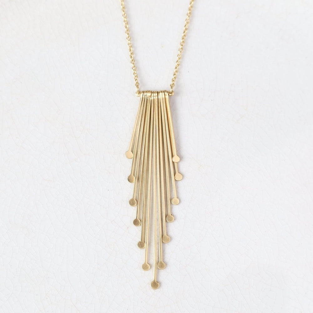 NKL-18K Fringe Necklace