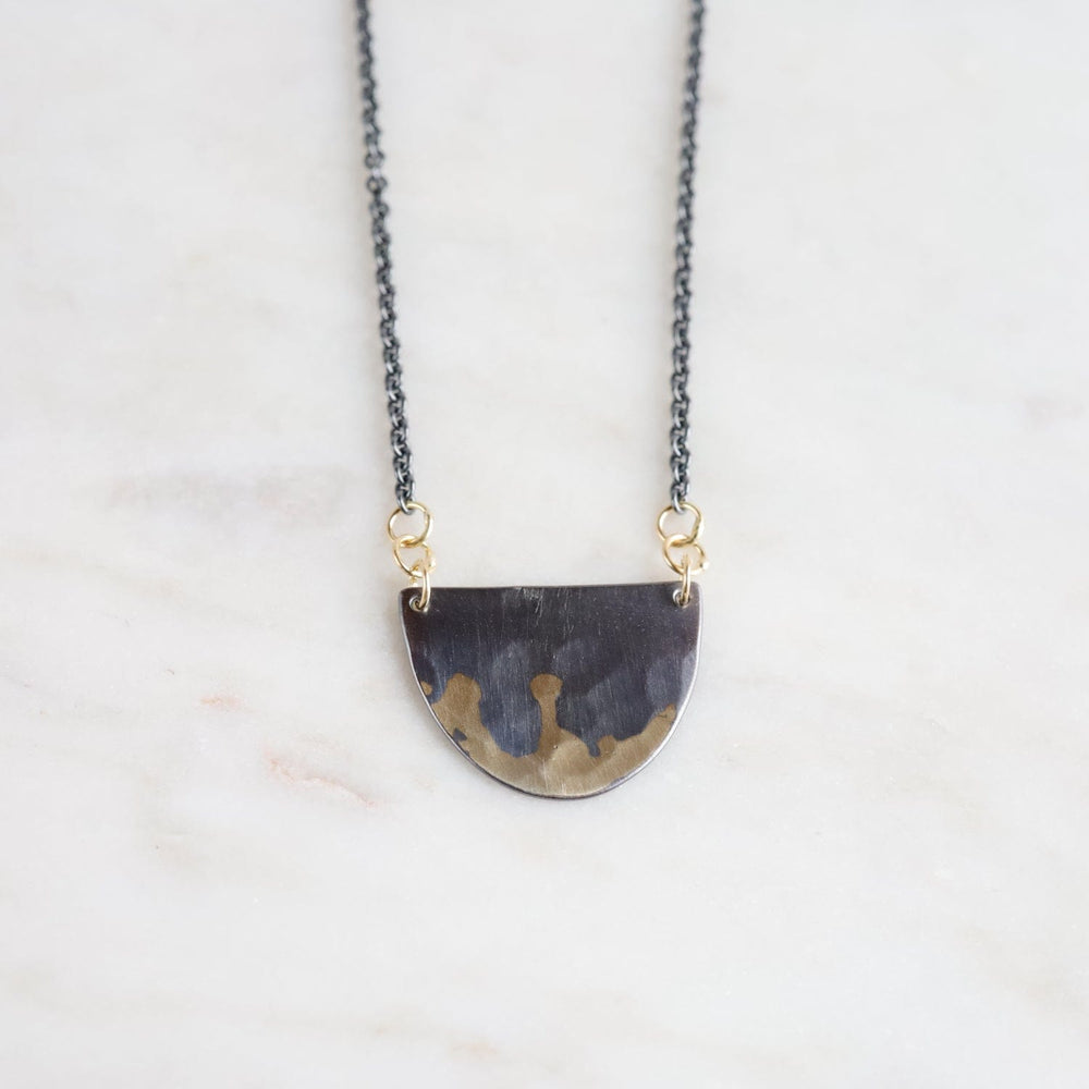 
                  
                    NKL-18K Gilded Half Moon Necklace
                  
                