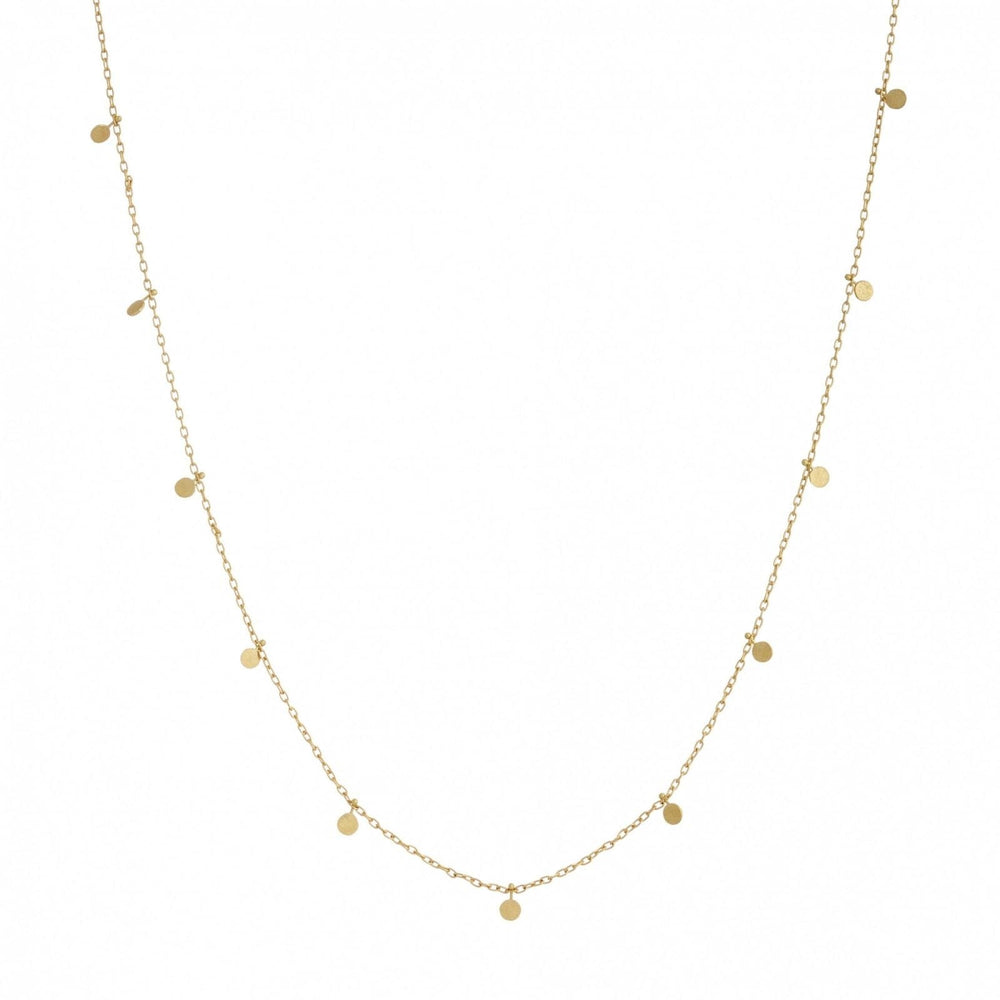 
                      
                        NKL-18K Gold Evenly Scattered Dots Necklace
                      
                    