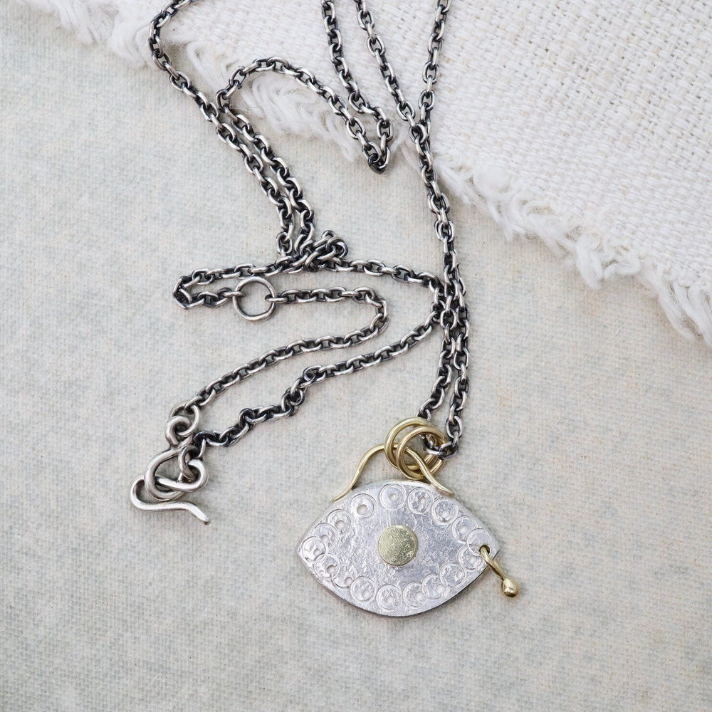 
                      
                        NKL-18K Golden Teardrop Eye Necklace
                      
                    