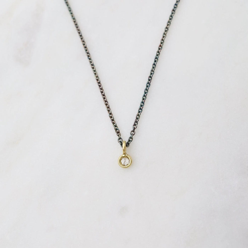 
                      
                        NKL-18K Little Diamond Charm Necklace
                      
                    