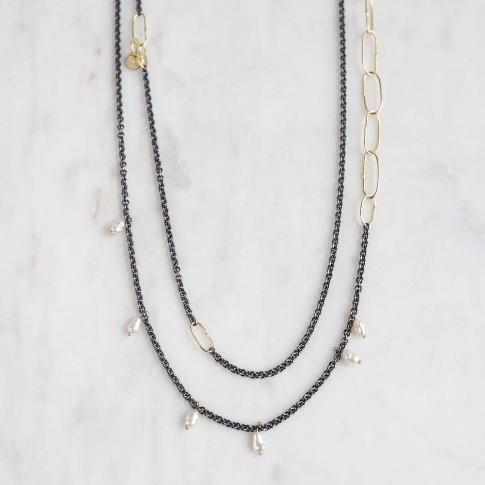 NKL-18K Long Kitchen Sink Necklace