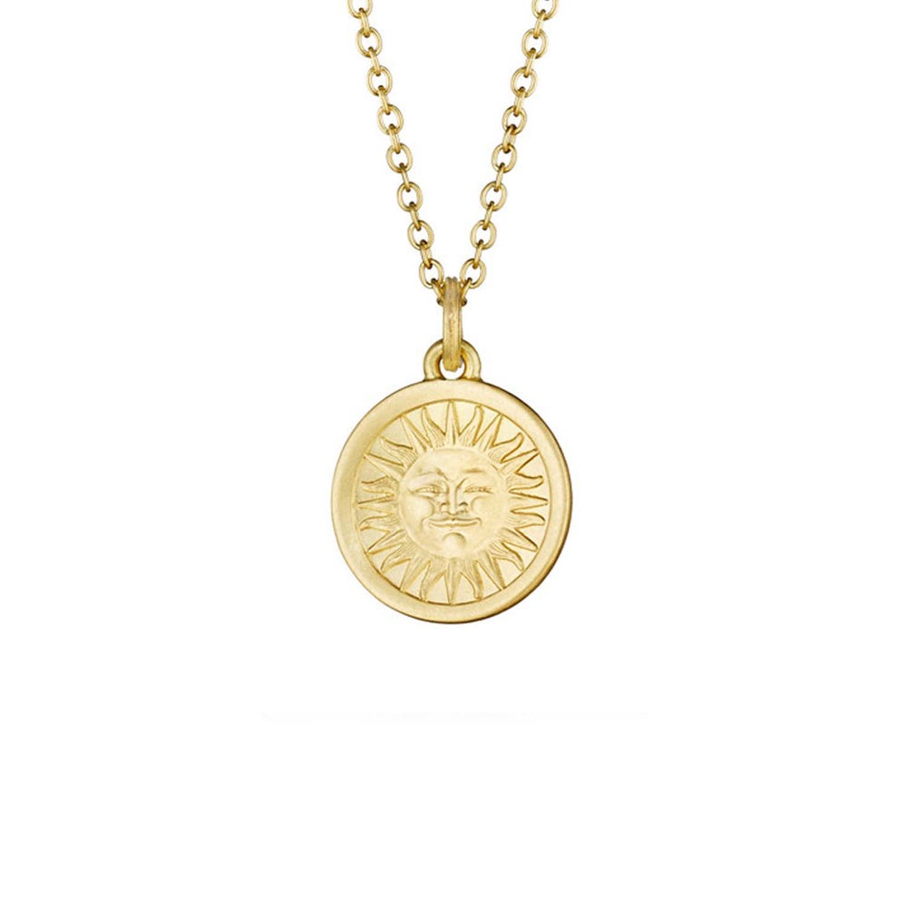 
                      
                        NKL-18K Medium Moonface Pendant with Diamond Eyes
                      
                    